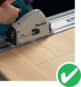 Sänksåg eller cirkelsåg Sänksåg eller cirkelsåg